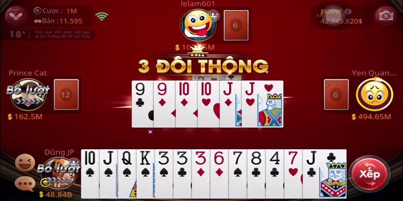 Hướng dẫn cách chơi tiến lên miền nam dễ dàng