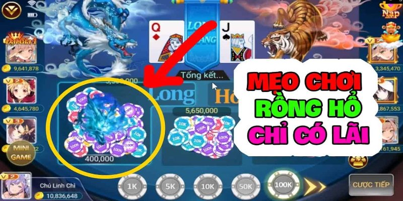 Cách đánh Rồng Hổ thắng chắc